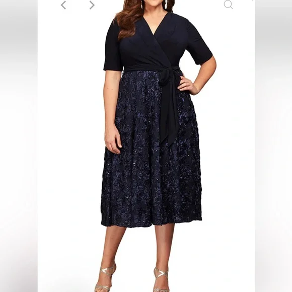 Alex Evenings | Dresses | Alex Evenings Tealength Lace Jersey Cocktail Dress | Poshmark Alex Evenings | Dresses | Alex Evenings Tealength Lace Jersey Cocktail Dress | Poshmark